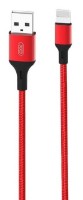 Cablu USB XO Braided NB143 2m Red