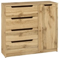 Комод Пехотин К-4+1 Эко Дуб Tахо