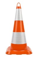 Конус сигнальный с двумя светоотражающими полосами USTUN 0490368