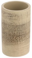 Pahar pentru periuțe de dinți Tendance Ornament Beige (49901)