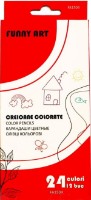 Набор цветных карандашей Funny Art 24pcs (FA1504)