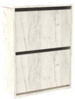 Rafturi pentru pantofi ML-Mobila ML-1 Stejar Craft Alb