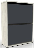 Rafturi pentru pantofi ML-Mobila МЛ-1 Смарт Stejar Craft Alb/Antracit