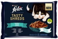 Влажный корм для кошек Purina Felix Tasty Shreds Mix Salmon 2pcs Tuna 2pcs
