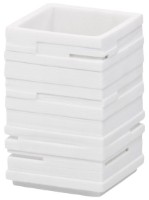 Pahar pentru periuțe de dinți Kela Posidon White (24005)