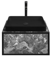 Dulap cu lavoar Montebella Set 50.01 600x500 Nero 585x385 Pantera