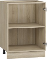 Bucatarie modulara Magnusplus Jetta Jos №2 Graphite/Oak Sonoma 60/82 (fara fatada)