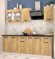 Bucătărie Yasen Samanta 2.2 Alb/Stejar Artizan