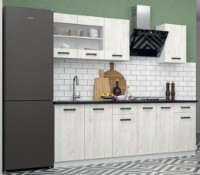 Bucătărie Yasen Samanta 2.2 Alb/Stejar Craft Alb