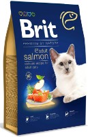 Hrană uscată pentru pisici Brit Premium By Nature Cat Adult Salmon 1.5kg