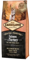 Hrană uscată pentru câini Carnilove Puppy Large Breed Salmon & Turkey 12kg