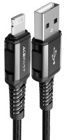 Cablu USB Acefast USB to Lightning Black (C1-02)