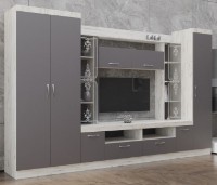 Living ML-Mobila ML-2 Премьера 15/3100 Дуб Крафт Белый/Антрацит