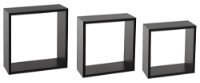 Raft de perete Five Black 3pcs (50326)