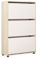 Rafturi pentru pantofi Mobildor-Lux Leo Slim 125x50x16 Sonoma/White (10008858)