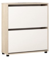 Rafturi pentru pantofi Mobildor-Lux Leo Slim 86x50x16 Sonoma/White (10008958)