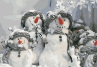 Картина по номерам PRC Omuleții de Zapadă 40x50cm 04120