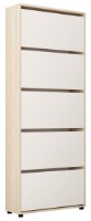 Rafturi pentru pantofi Mobildor-Lux Leo Slim 203x70x16 Sonoma/White (10008634)