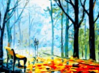 Tablou pe numere PRC Toamnă Caldă 40x50cm 03550