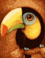 Картина по номерам PRC Tucanul 40x50cm 03239