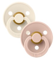 Пустышка BIBS Colour 2 Pack - Ivory/Blush 0+ months