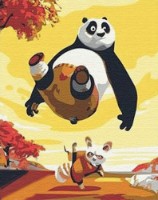 Картина по номерам PRC Kung Fu Panda 30x40cm 02140
