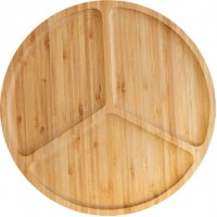 Farfurie pentru gustări Casa Masa Bambus 30cm (BNB7136L)