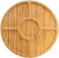 Farfurie pentru gustări Casa Masa Bambus 30cm (BNB7180C)