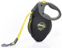 Lesă Flexi Giant Black XL Tape 8m Neon