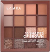 Тени для век Lamel Shades Of Brown 16-3