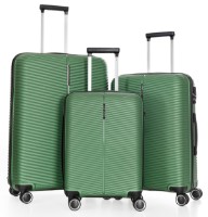 Set de valize CCS 5224 Set Metalic Green