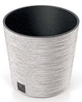 Цветочный горшок Prosperplast Furu Round Low ECO Wood DFR300W-S449W