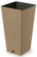 Цветочный горшок Prosperplast Furu Square ECO Wood DFSH240W-4665W