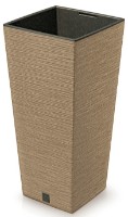 Цветочный горшок Prosperplast Furu Square ECO Wood DFSH300W-4665W