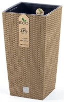 Цветочный горшок Prosperplast Rato Square ECO Wood DRTS200W-4665W