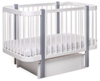Кроватка Eucalyptus Karol Plus White/Gray (DS-902)