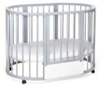 Pătuţ Eucalyptus Olivia Plus Gray (DS-8021)