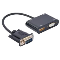 Adaptor Cablexpert A-HDMIM-HDMIFVGAF-01