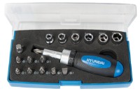 Набор головок и бит Hyundai HY40215