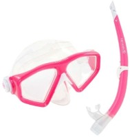 Masca şi tub pentru înot Aqualung Saturn Combo SC3980002 Transparent/Pink