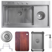 Кухонная мойка SanDonna HD9250 Chrom Satin