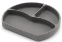 Тарелка силиконовая BabyJem Grey (715)