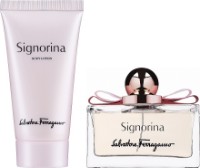 Парфюмерный набор для неё Salvatore Ferragamo Signorina EDP 30ml + Body Lotion 50ml