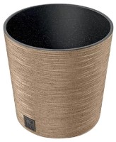 Цветочный горшок Prosperplast Furu Round Low ECO Wood DFR250W-4665W