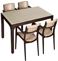 Set mobila de grădină Irak Plastik HT100 Chocolate