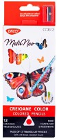 Creioane colorate Daco MetaNeo 12pcs (CC3312)
