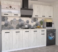 Кухонный гарнитур Yasen Саманта 2.0 Белый/Дуб Крафт Белый