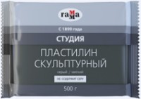 Пластилин Gamma Скульптурный Серый 500г (GM0500042)