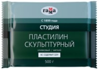 Пластилин Gamma Скульптурный Оливковый 500г (GM050004)