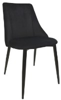 Scaun Deco Ari Black+Black Legs HLR66